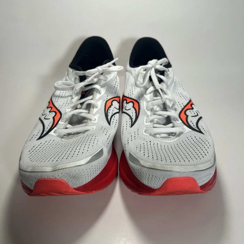 Mens Saucony Endorphin Speed 3 Running Shoes Size‎ 14 White Red No Insoles